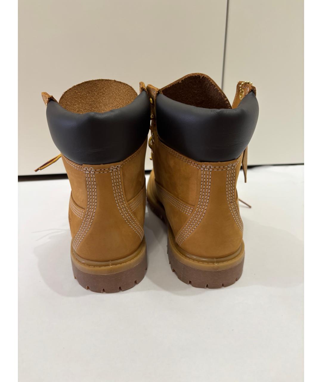 TIMBERLAND Бежевые нубуковые ботинки, фото 4