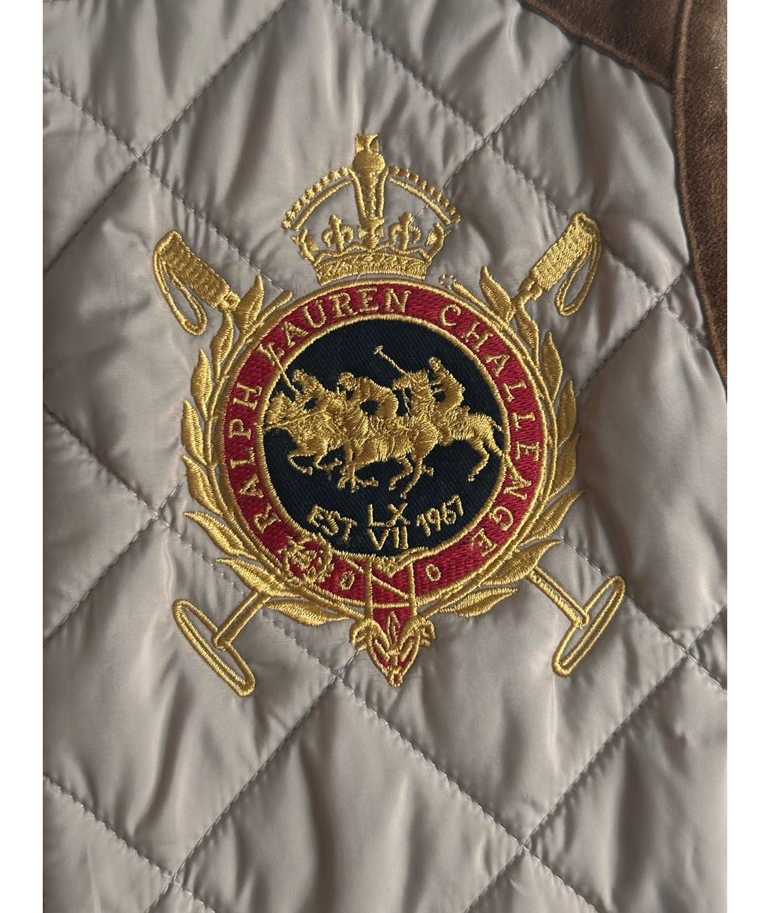RALPH LAUREN Бежевый полиэстеровый жилет, фото 4