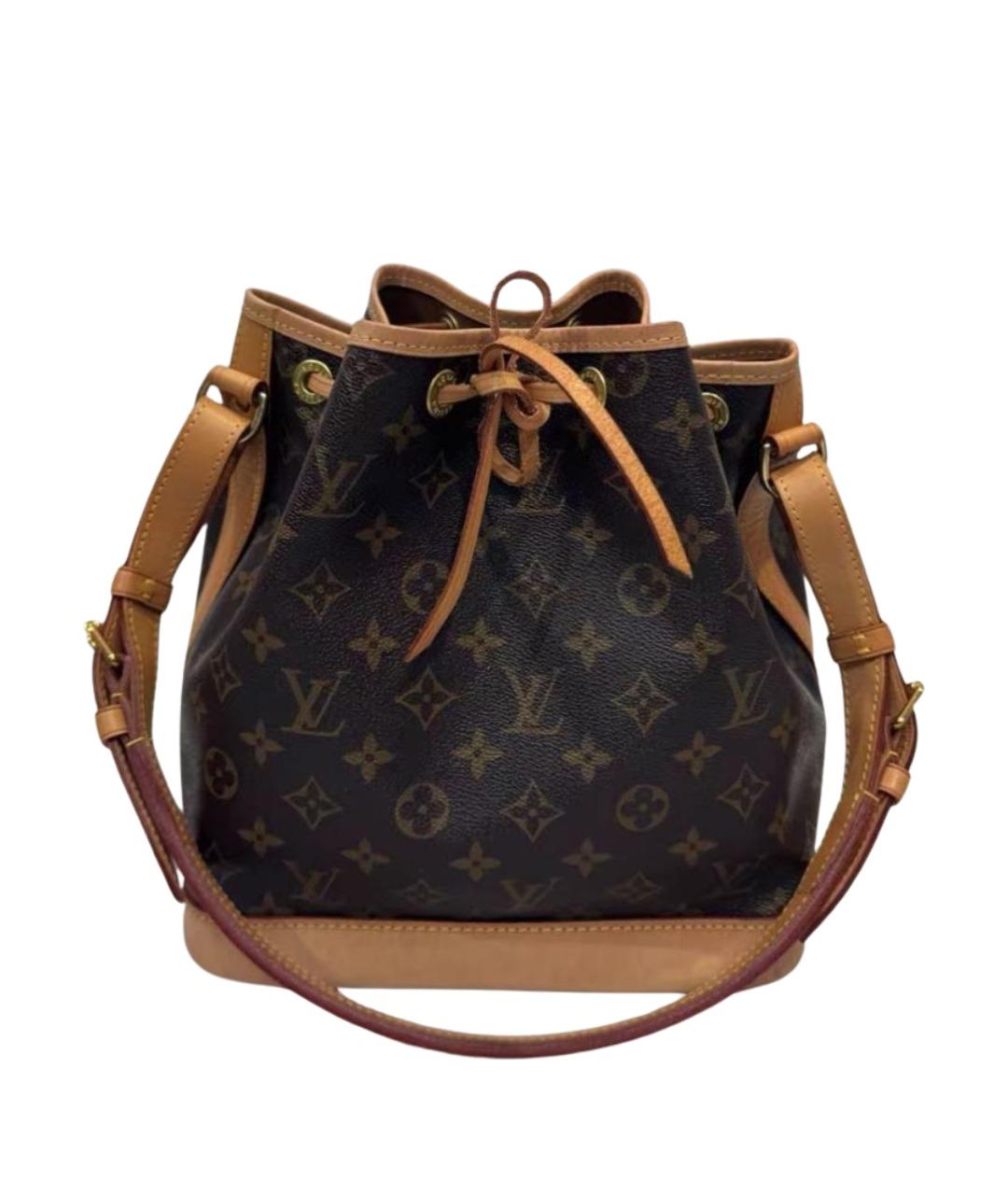 LOUIS VUITTON Коричневая кожаная сумка тоут, фото 1