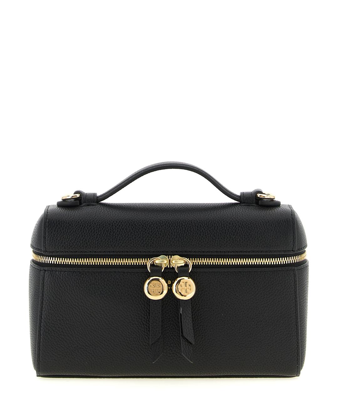 TORY BURCH Черная кожаная сумка через плечо, фото 1