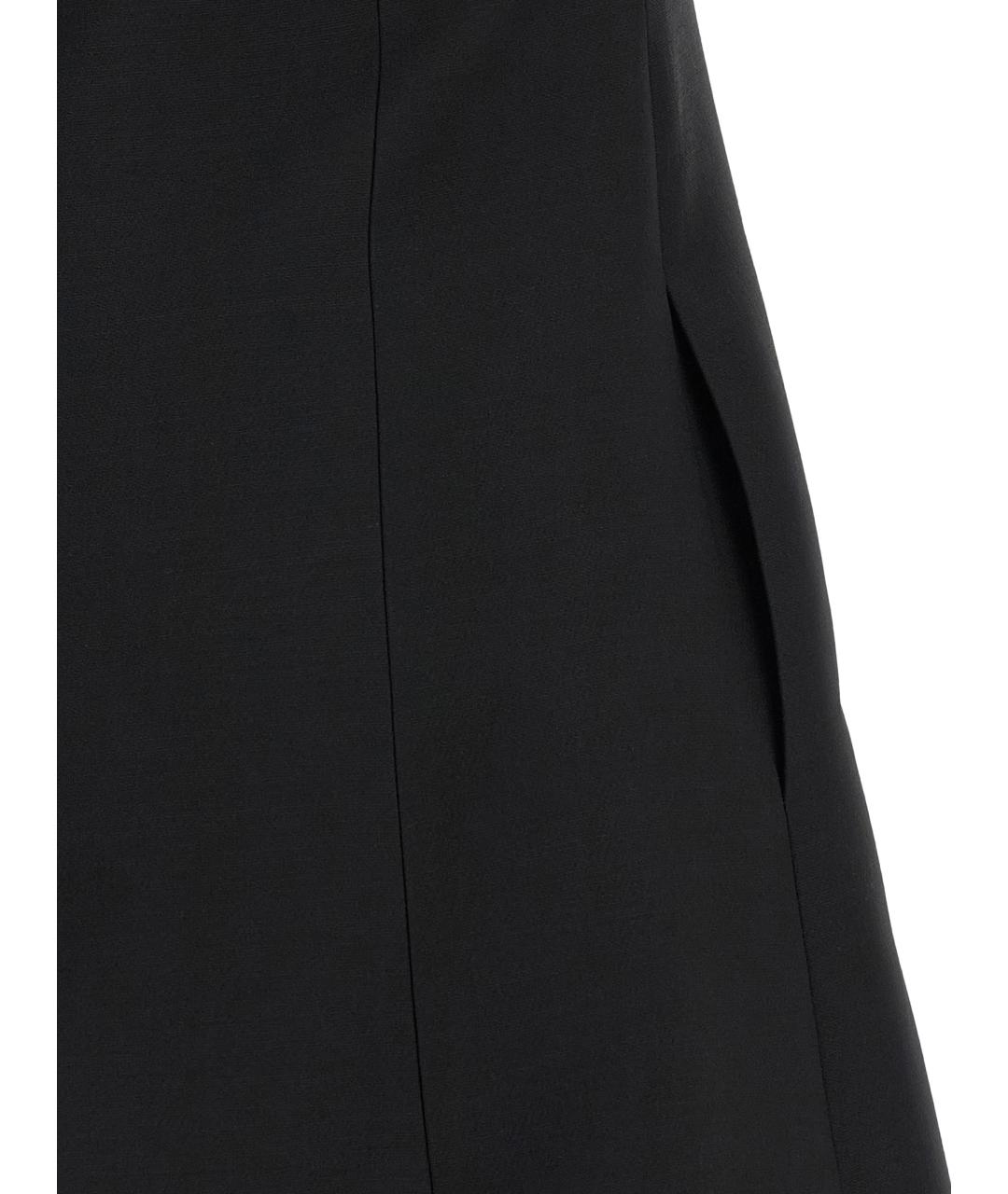 VALENTINO Черное шерстяное коктейльное платье, фото 4