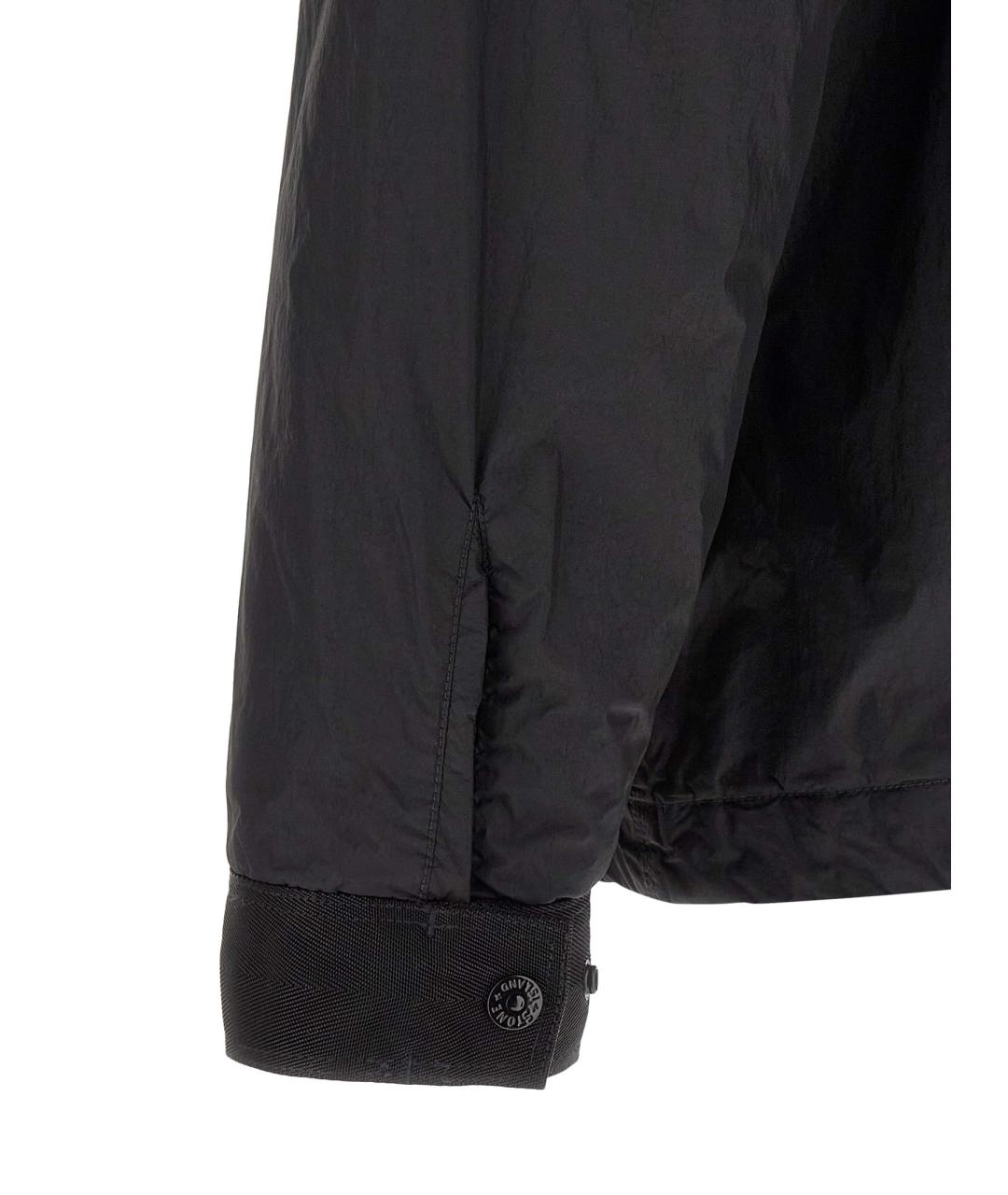 STONE ISLAND Черная полиамидовая куртка, фото 4
