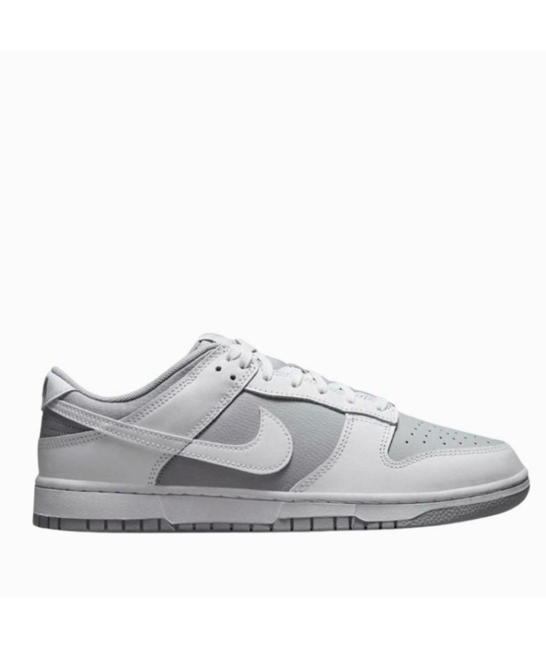NIKE Серые кожаные кроссовки, фото 8