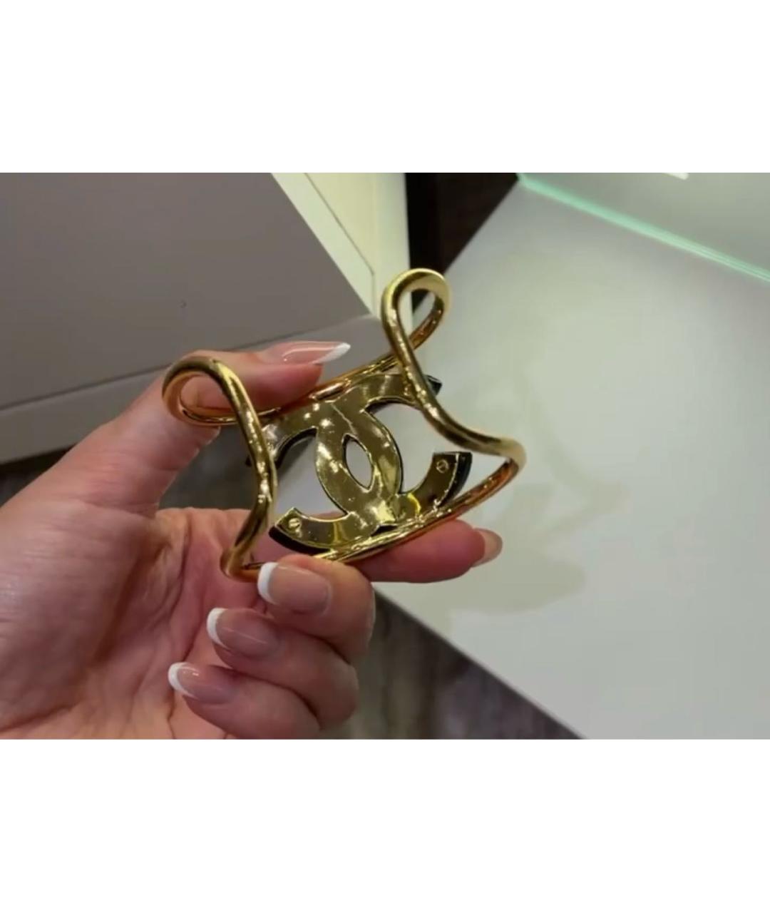 CHANEL Золотой браслет, фото 5