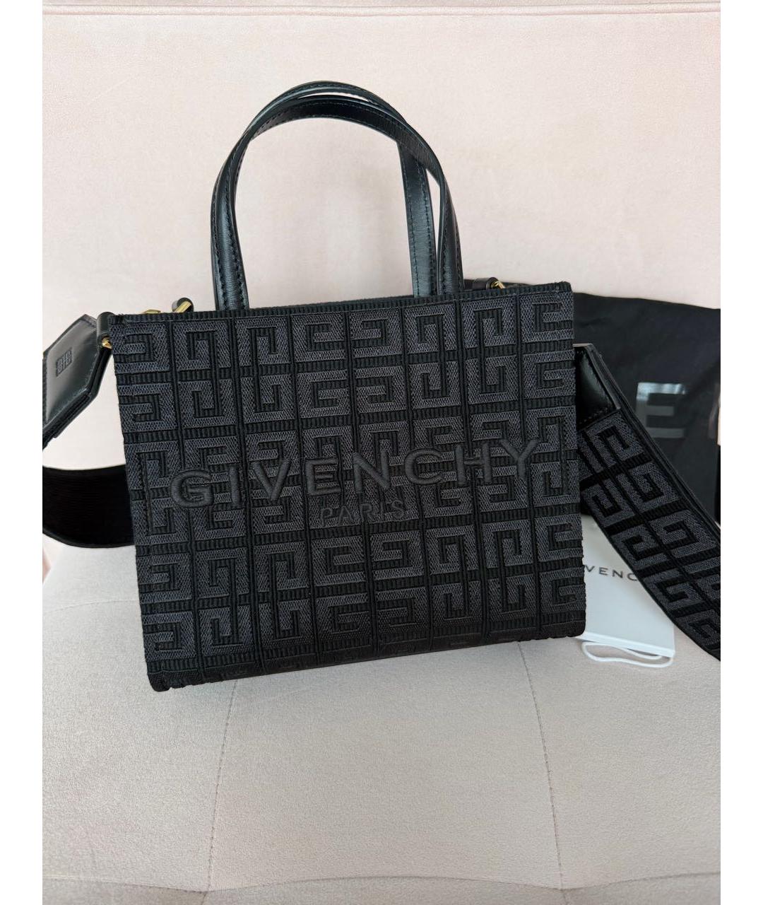 GIVENCHY Черная канва сумка через плечо, фото 5