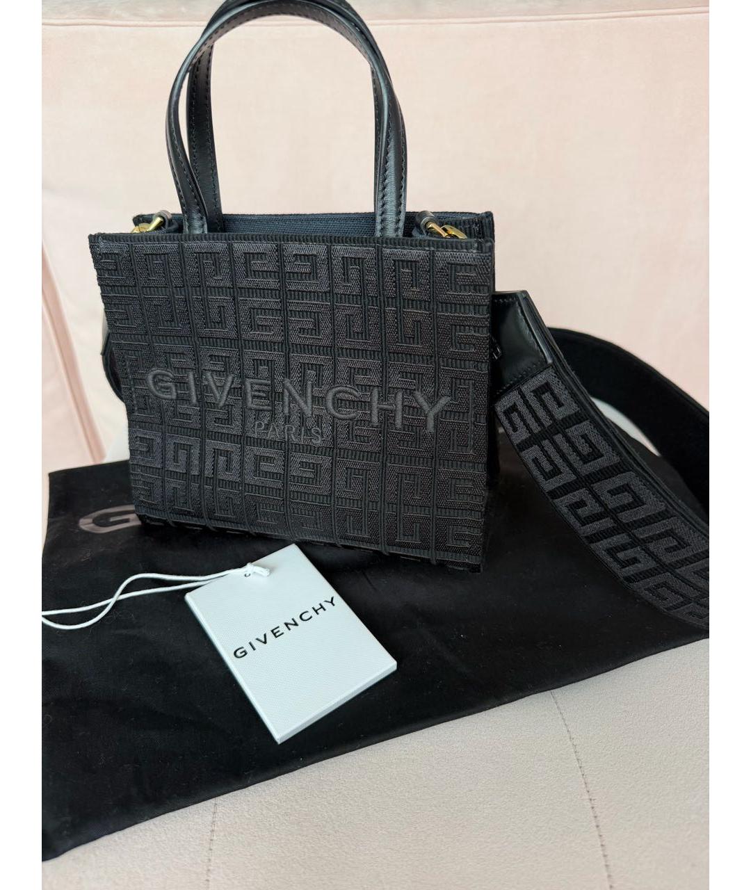 GIVENCHY Черная канва сумка через плечо, фото 2