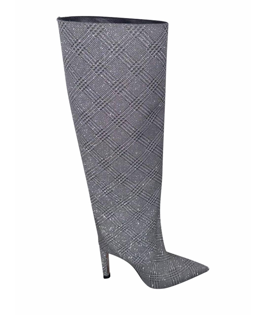 JIMMY CHOO Серебряные сапоги, фото 1