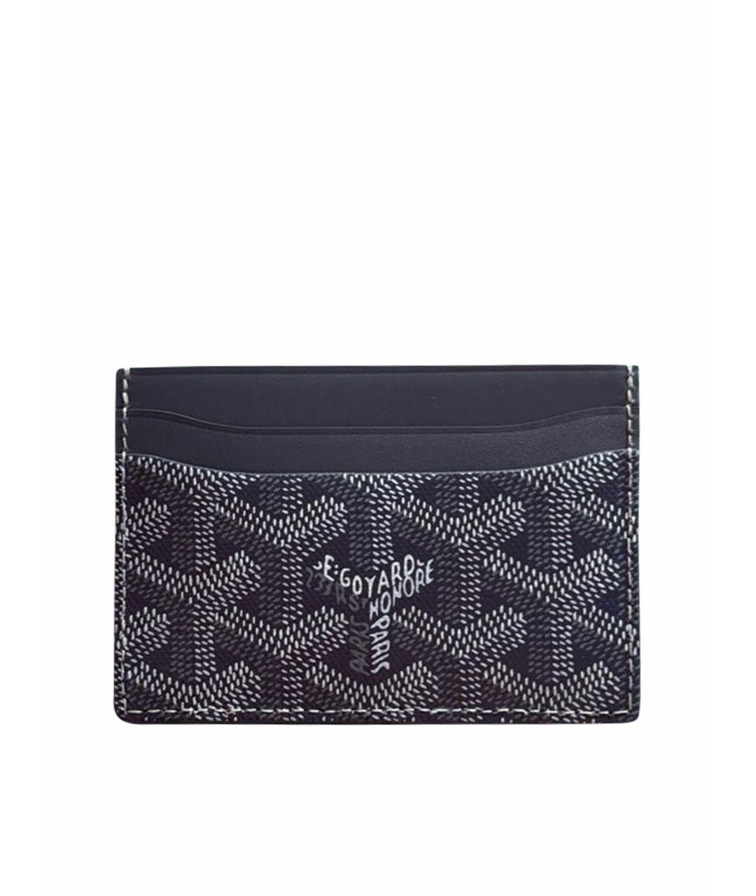 GOYARD Серый кожаный кардхолдер, фото 1