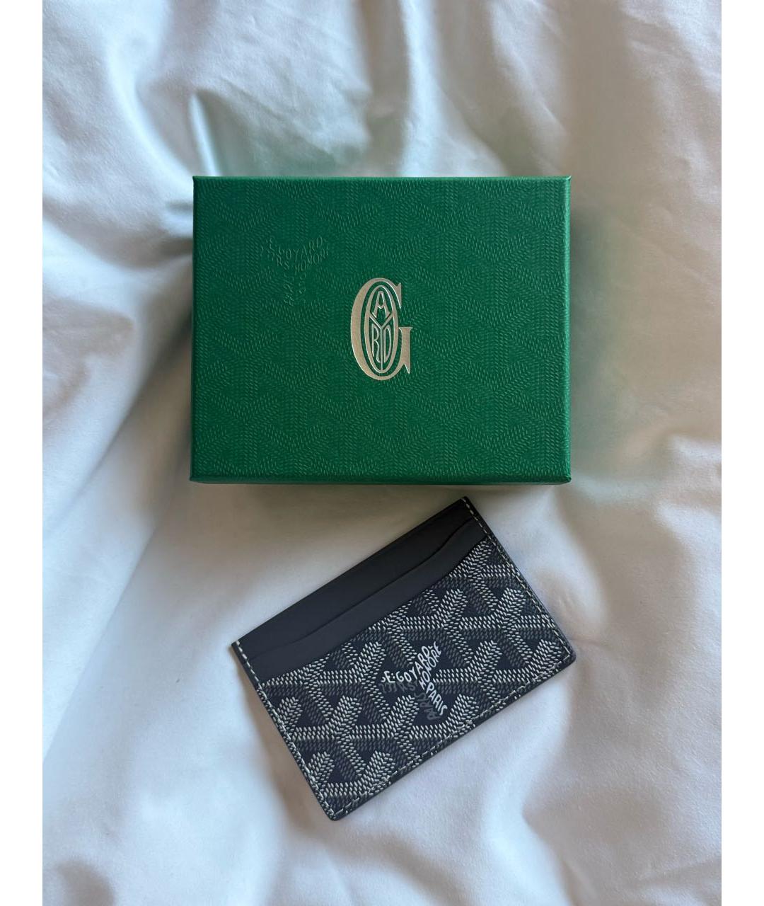 GOYARD Серый кожаный кардхолдер, фото 3