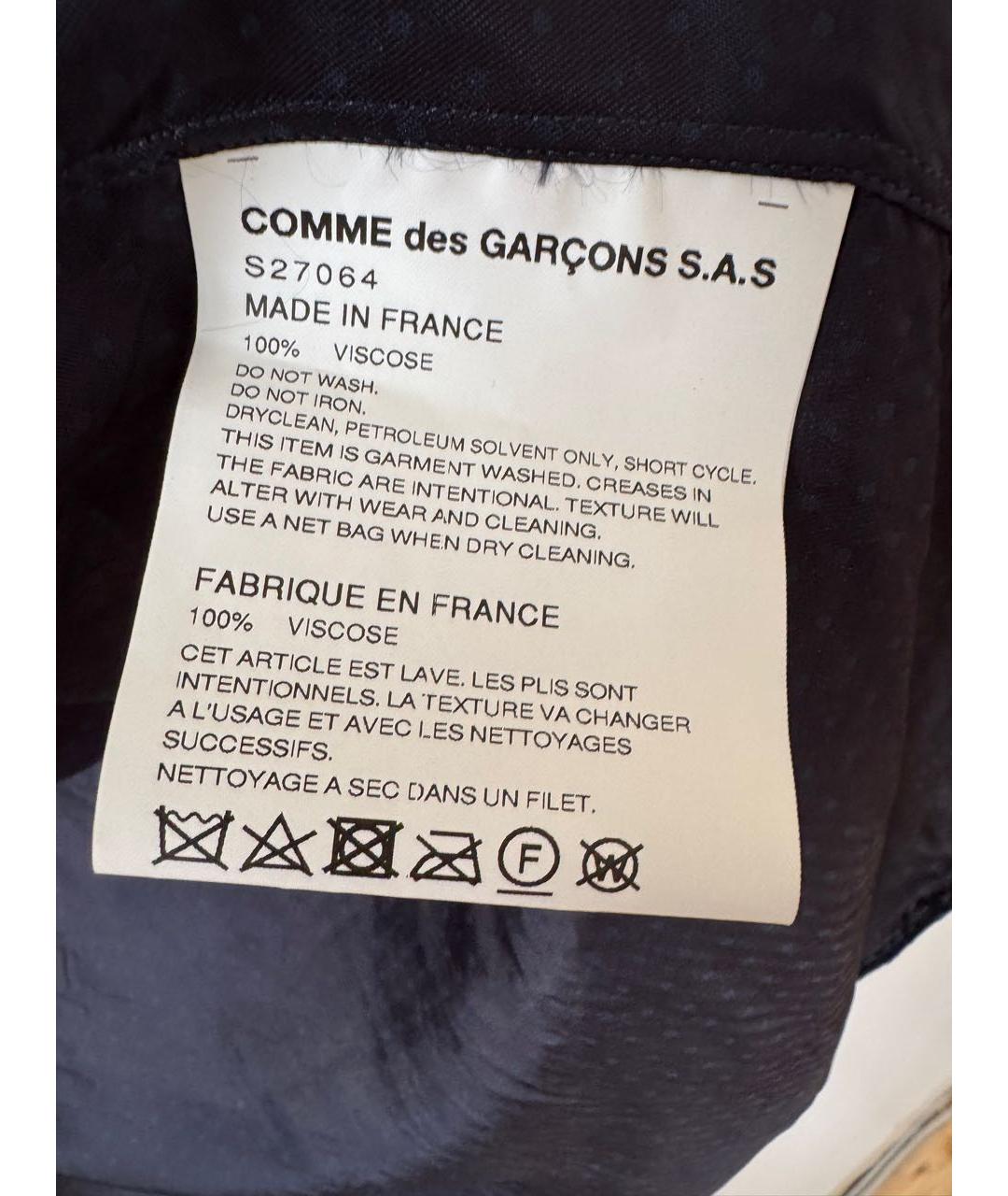 COMME DES GARÇONS SHIRT Темно-синяя кэжуал рубашка, фото 6