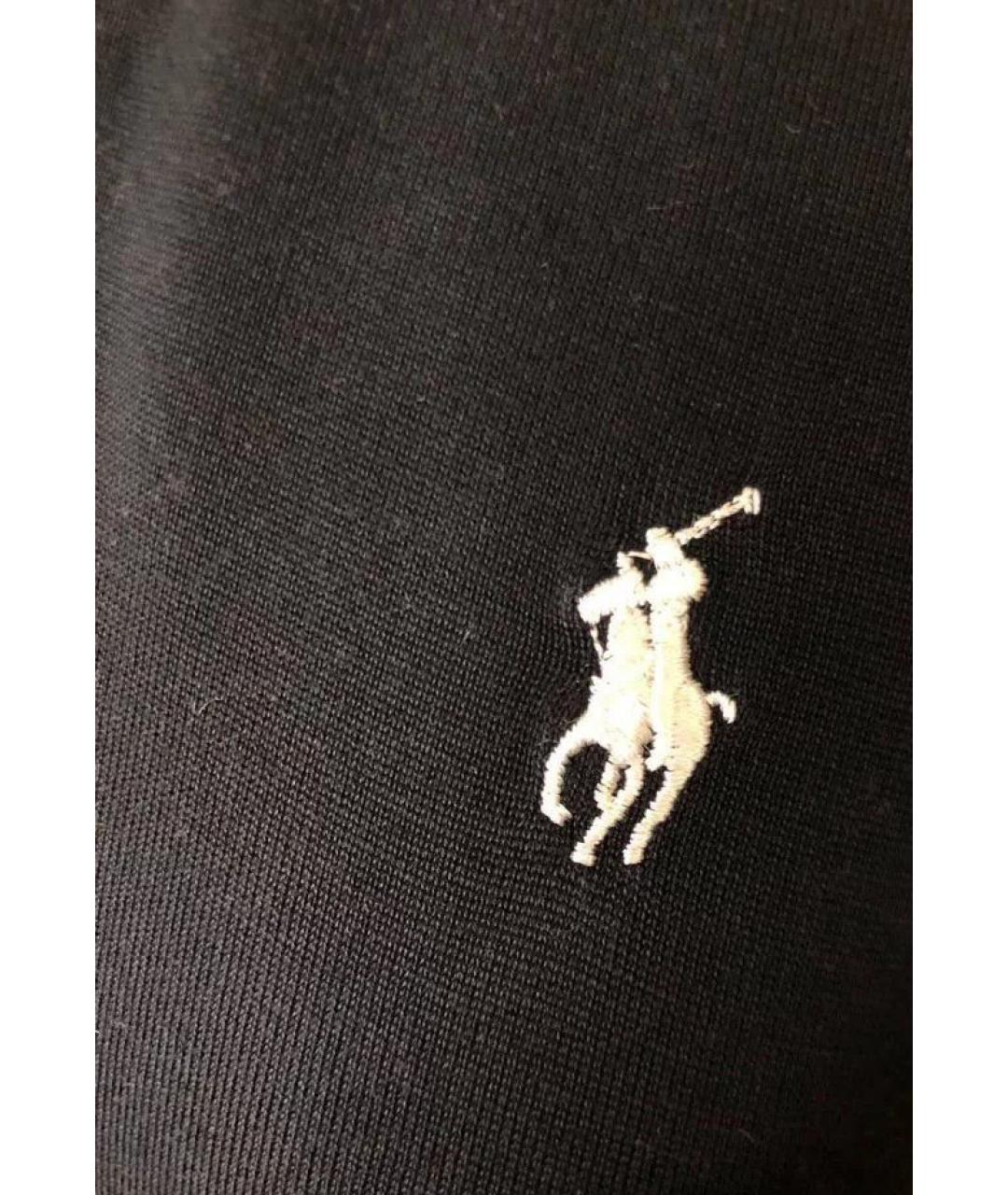 POLO RALPH LAUREN Черная хлопковая футболка, фото 4