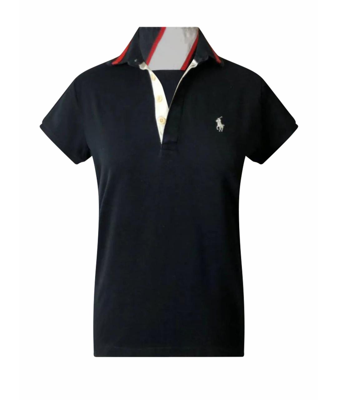 POLO RALPH LAUREN Черная хлопковая футболка, фото 1