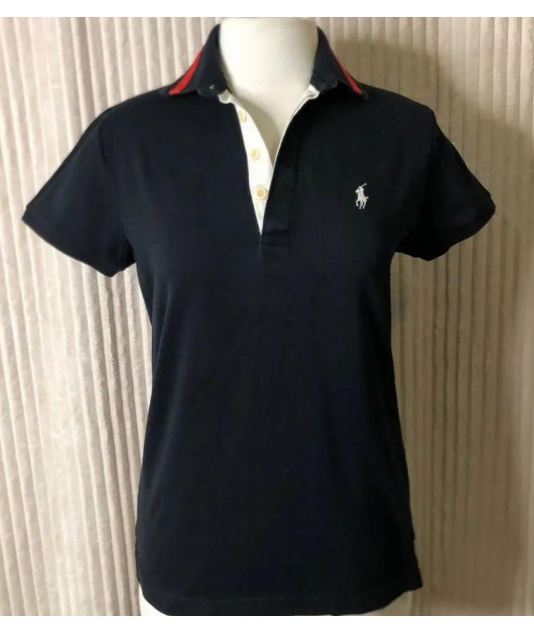 POLO RALPH LAUREN Черная хлопковая футболка, фото 10