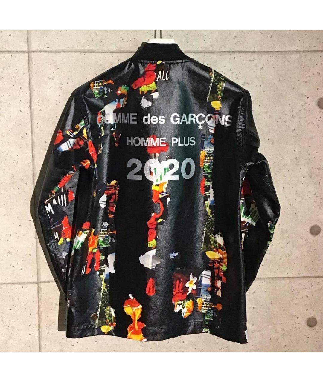COMME DES GARҪONS HOMME Черная хлопковая куртка, фото 2