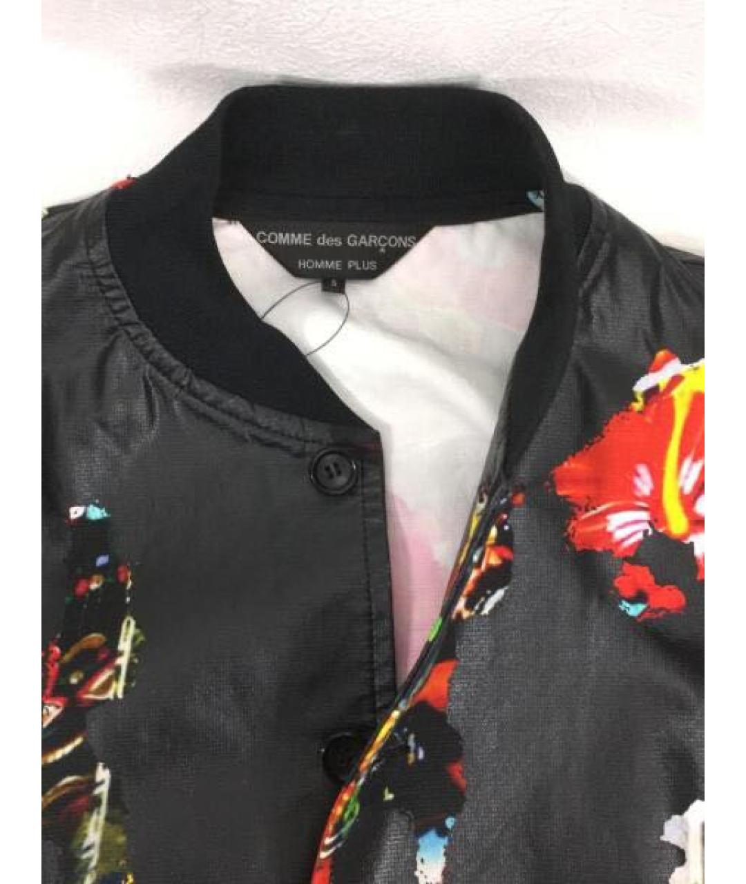 COMME DES GARҪONS HOMME Черная хлопковая куртка, фото 4