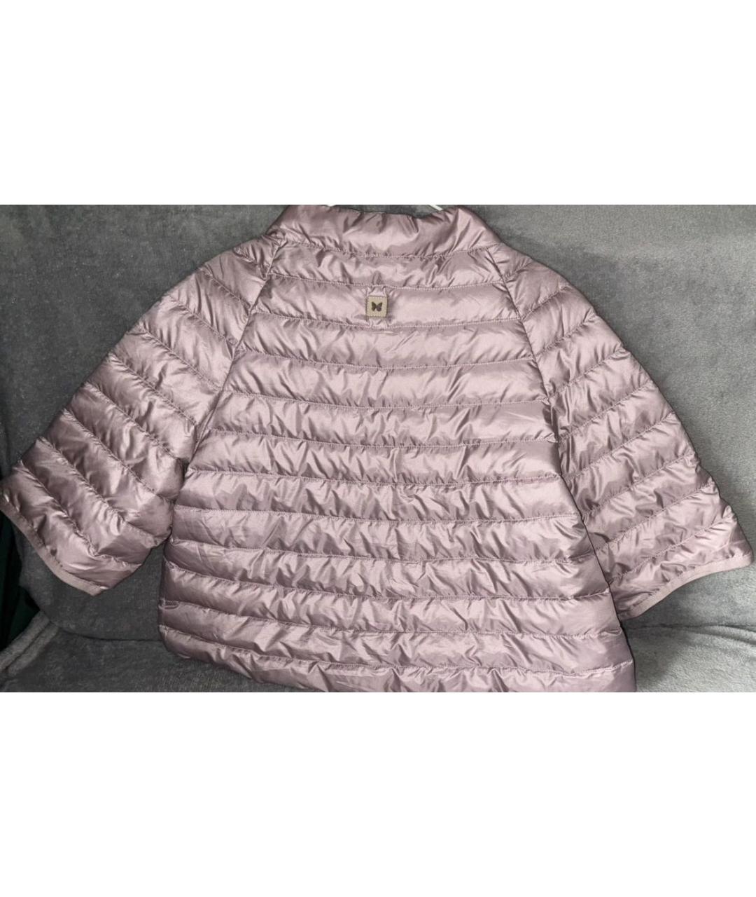 MAX MARA Розовая полиэстеровая куртка, фото 2