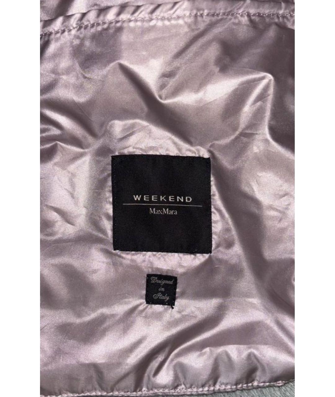 MAX MARA Розовая полиэстеровая куртка, фото 3