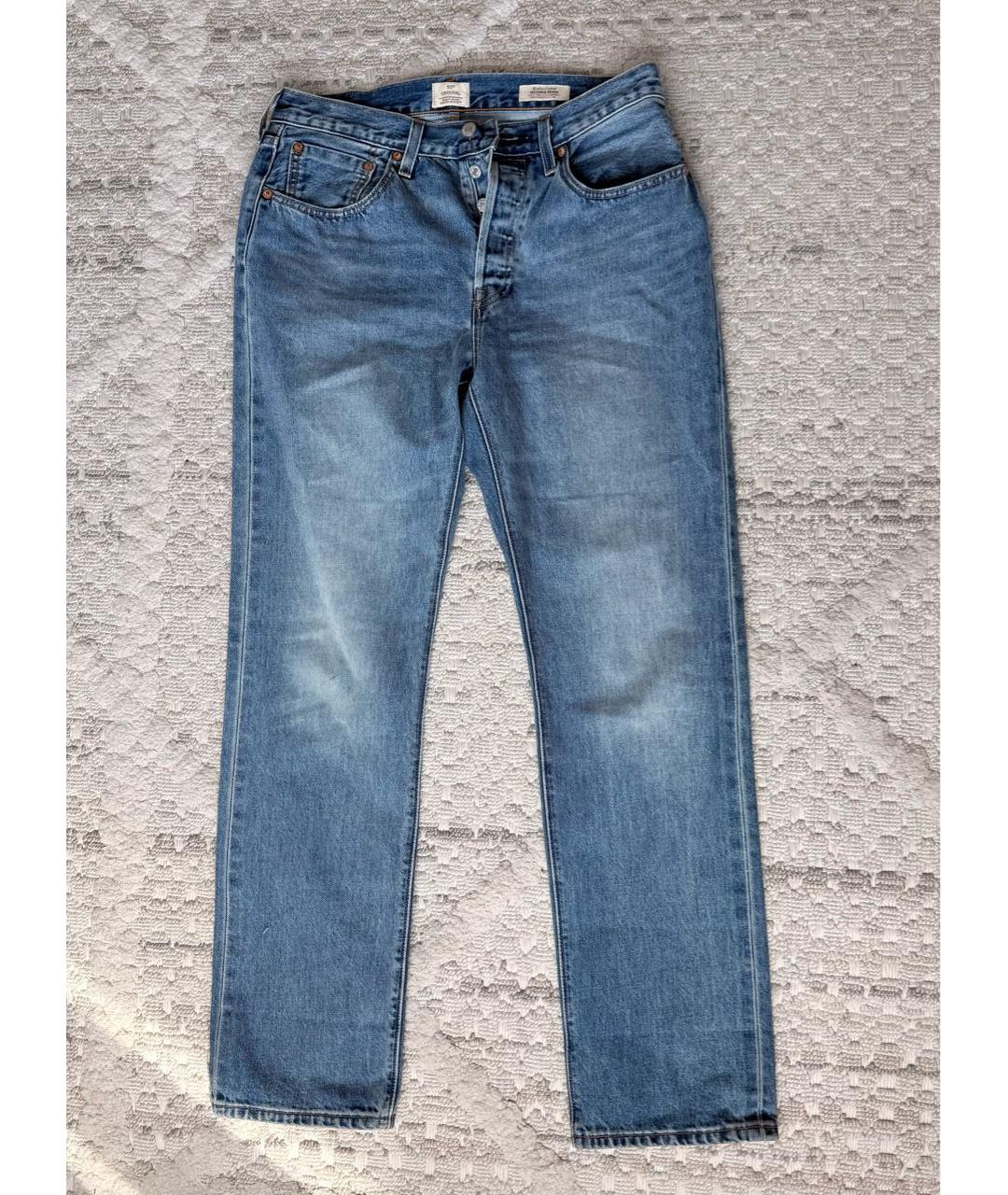 LEVI'S Голубые прямые джинсы, фото 9