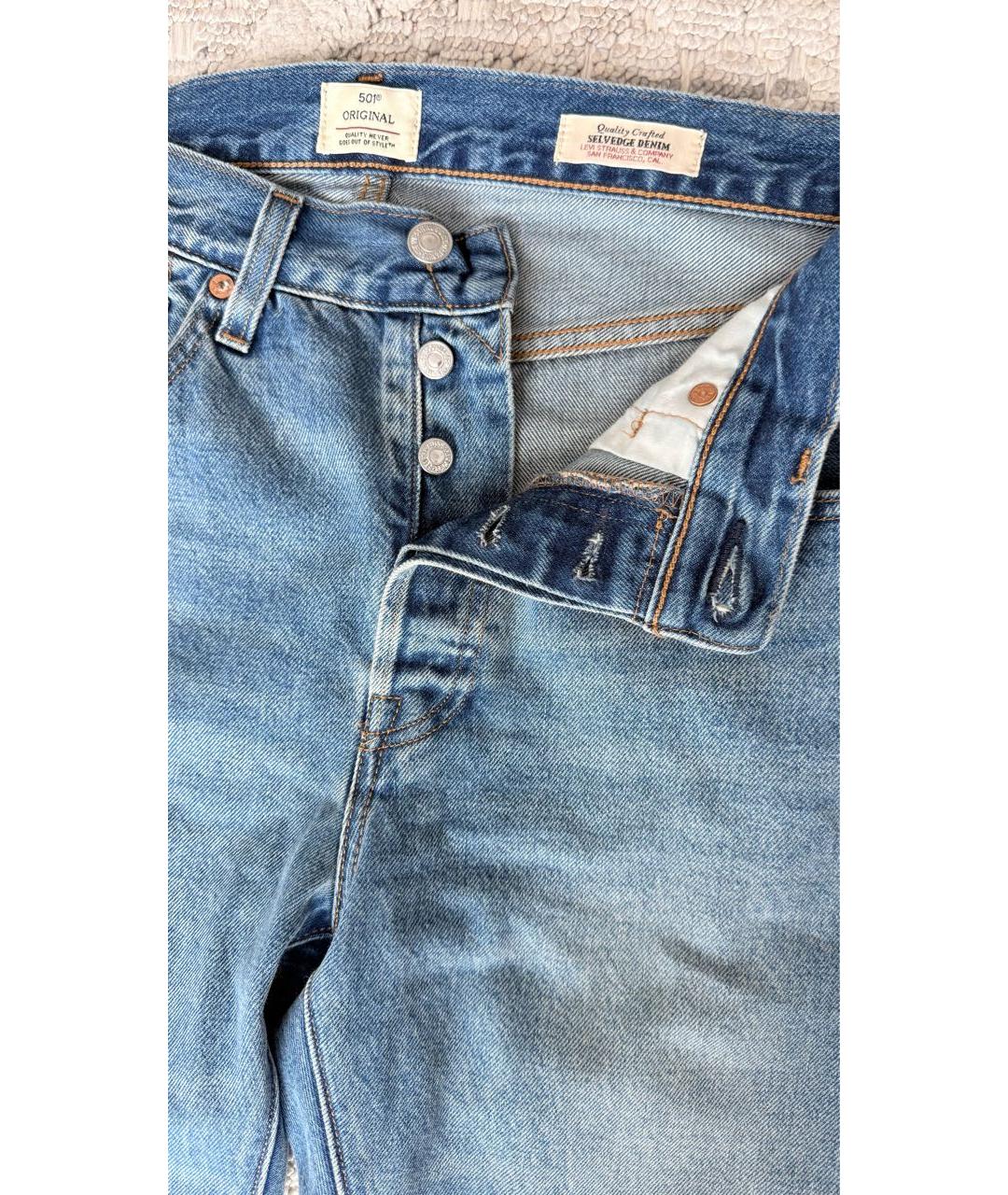 LEVI'S Голубые прямые джинсы, фото 3