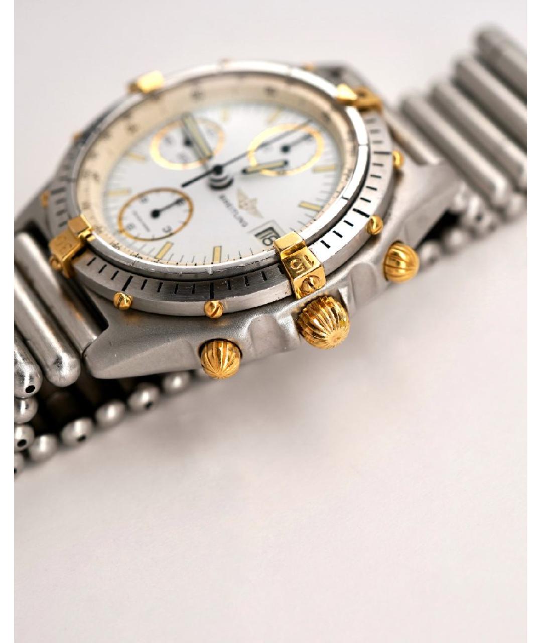 BREITLING Белые стальные часы, фото 4