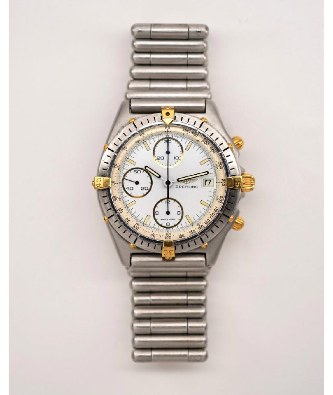 BREITLING Белые стальные часы, фото 8