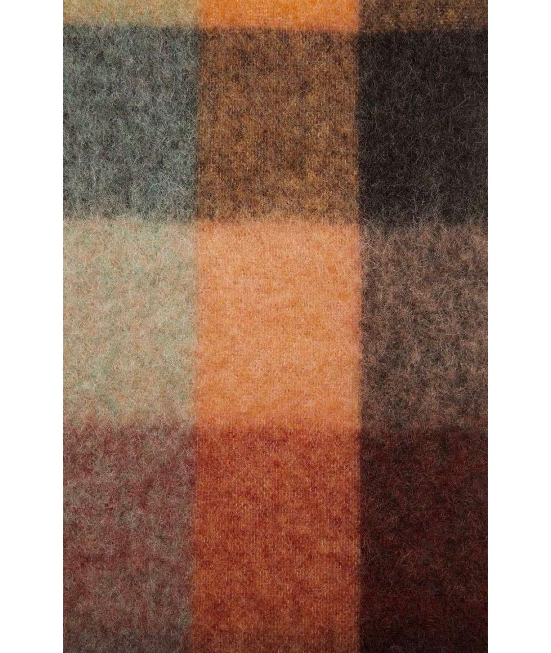 ACNE STUDIOS Горчичный шерстяной шарф, фото 2