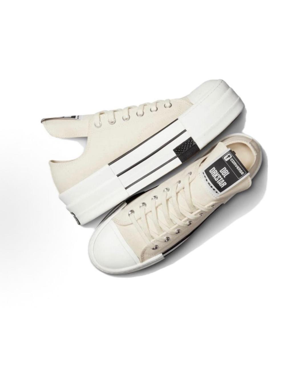 RICK OWENS DRKSHDW Белые кеды, фото 3