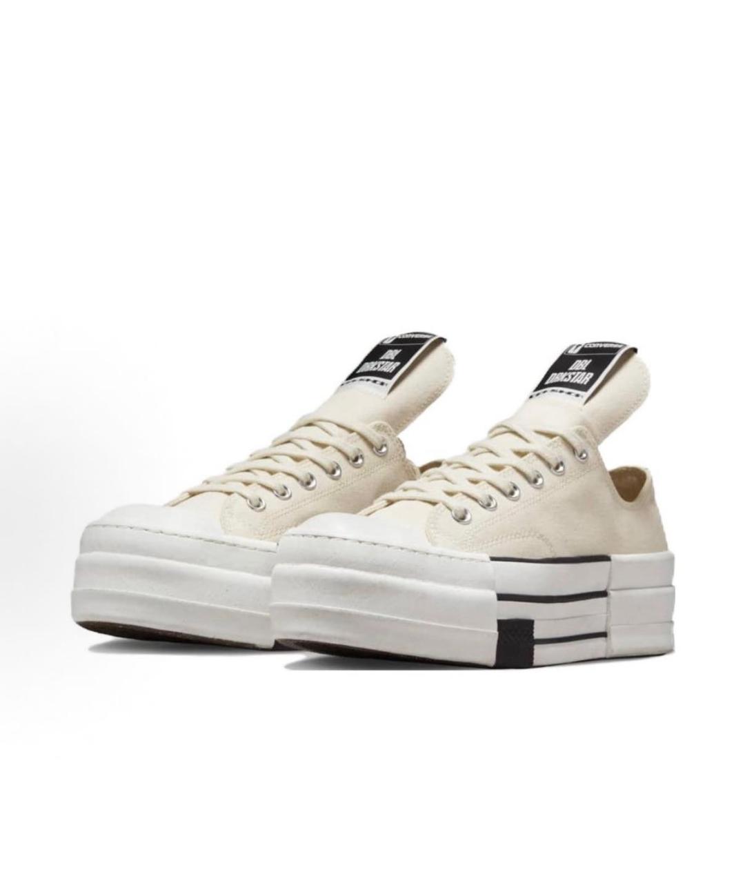 RICK OWENS DRKSHDW Белые кеды, фото 2