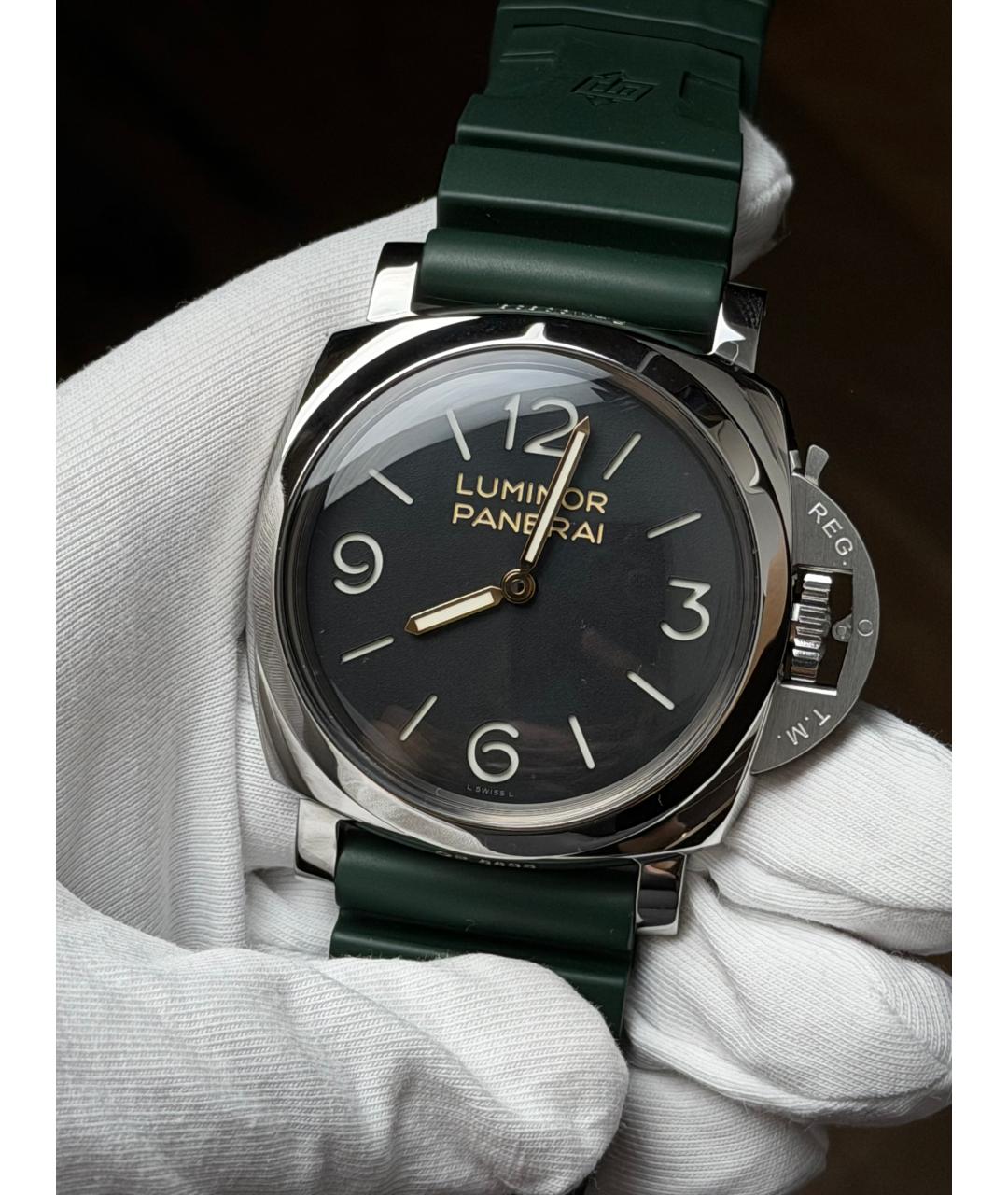 PANERAI Черные часы, фото 3
