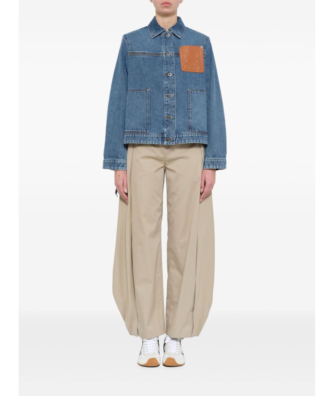 LOEWE Синяя деним куртка, фото 3