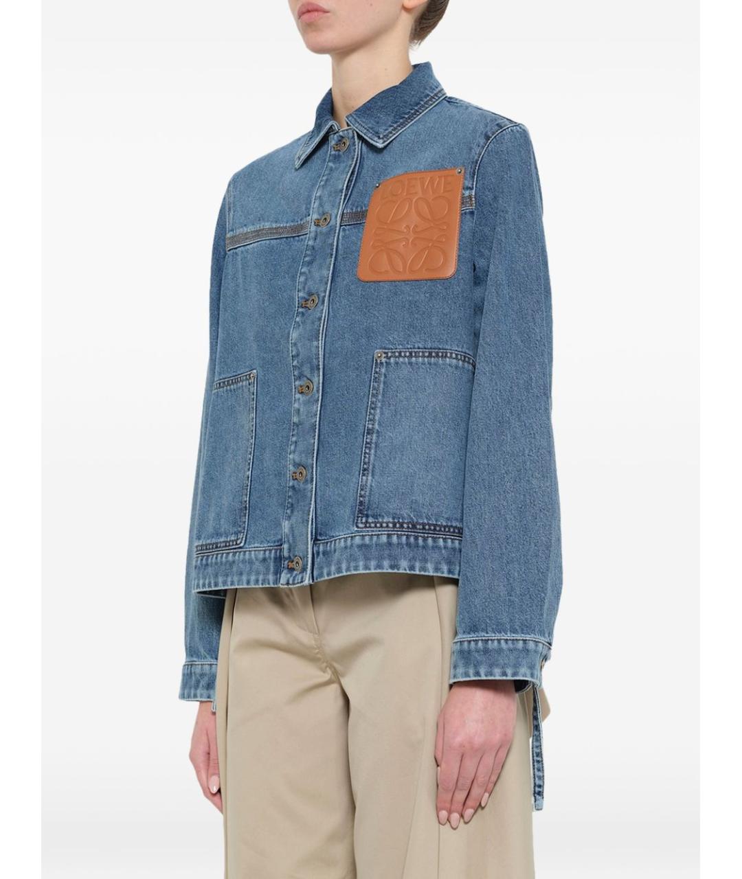 LOEWE Синяя деним куртка, фото 2