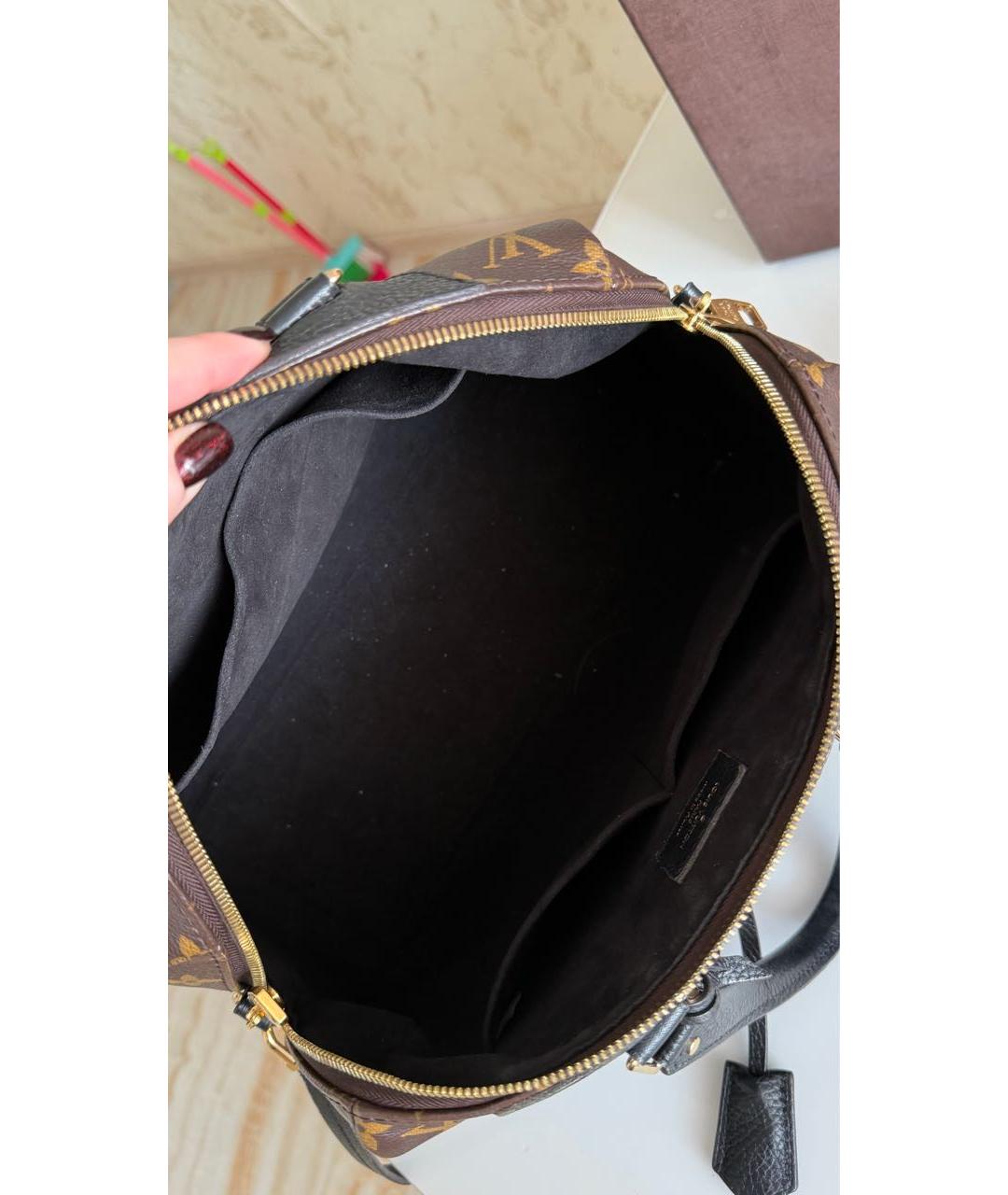 LOUIS VUITTON Коричневая канва сумка тоут, фото 3