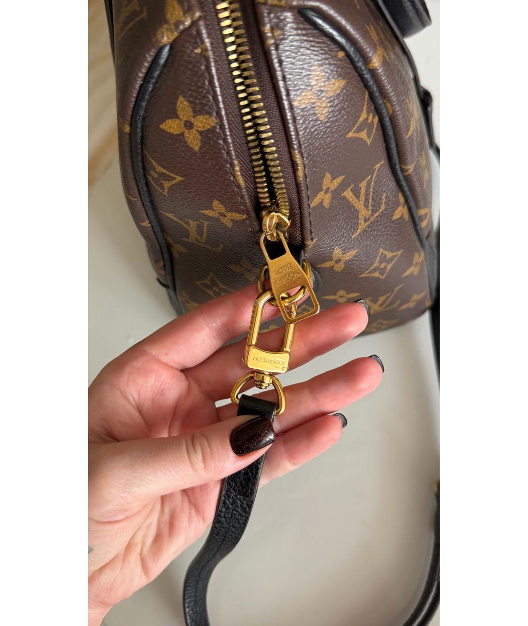 LOUIS VUITTON Коричневая канва сумка тоут, фото 2