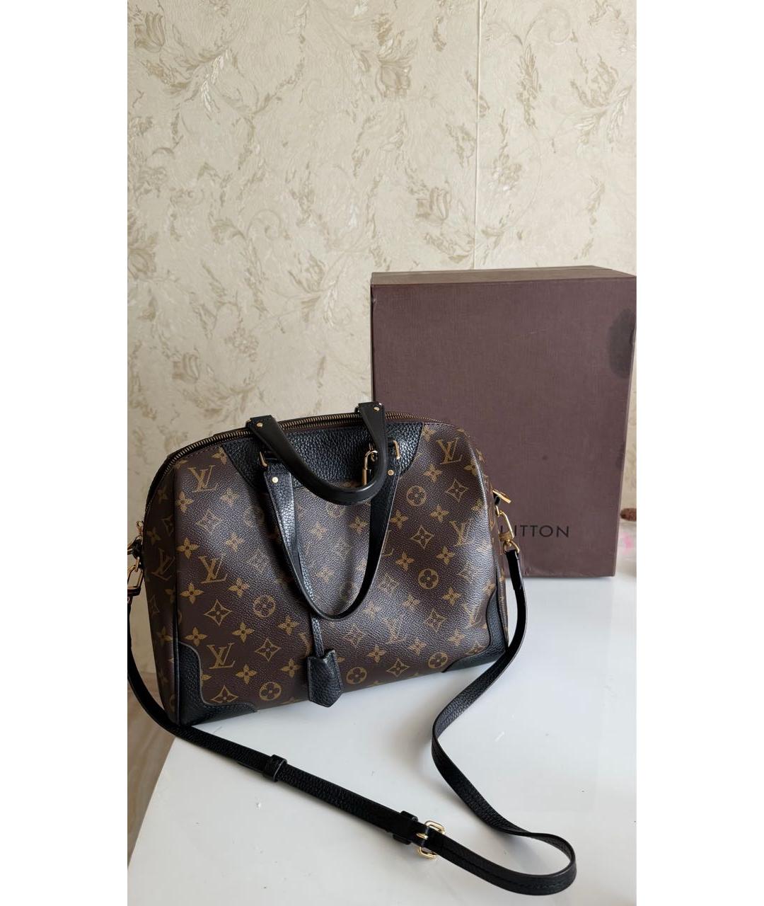 LOUIS VUITTON Коричневая канва сумка тоут, фото 6