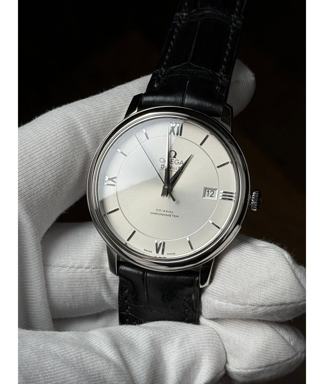 OMEGA Серебряные часы, фото 3