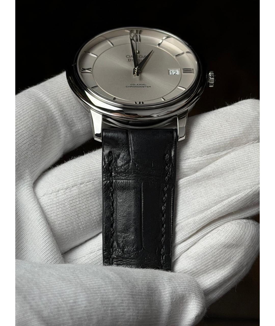 OMEGA Серебряные часы, фото 6