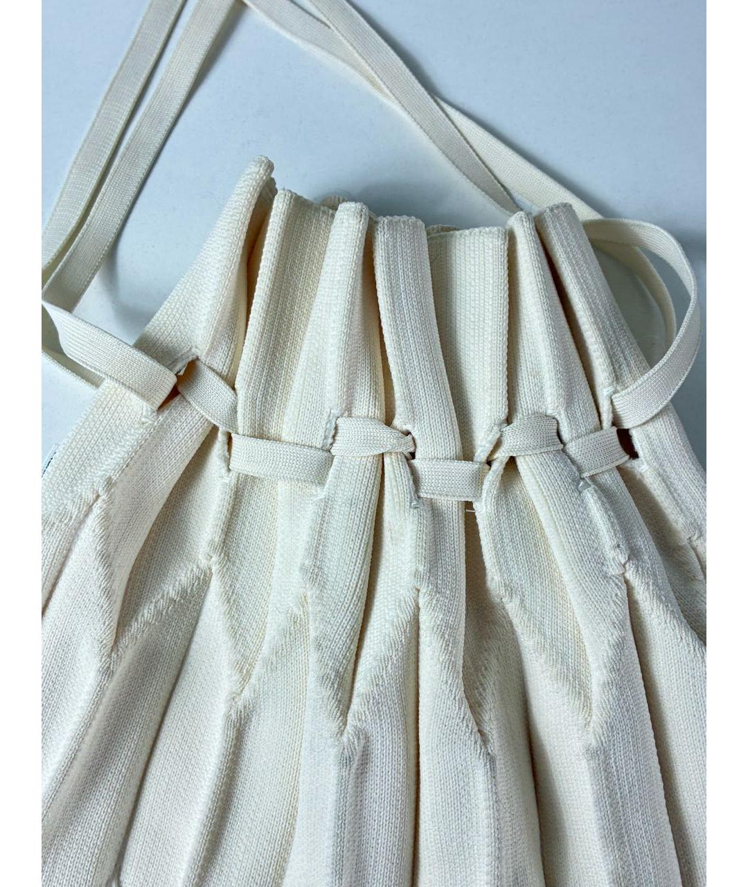 ISSEY MIYAKE Бежевая хлопковая сумка тоут, фото 4