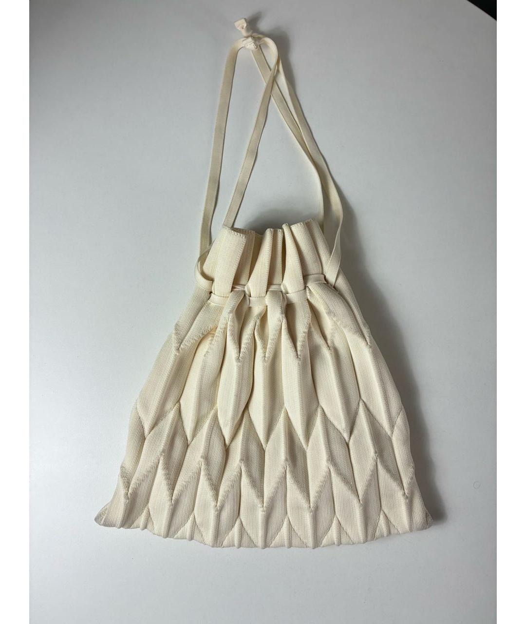 ISSEY MIYAKE Бежевая хлопковая сумка тоут, фото 8