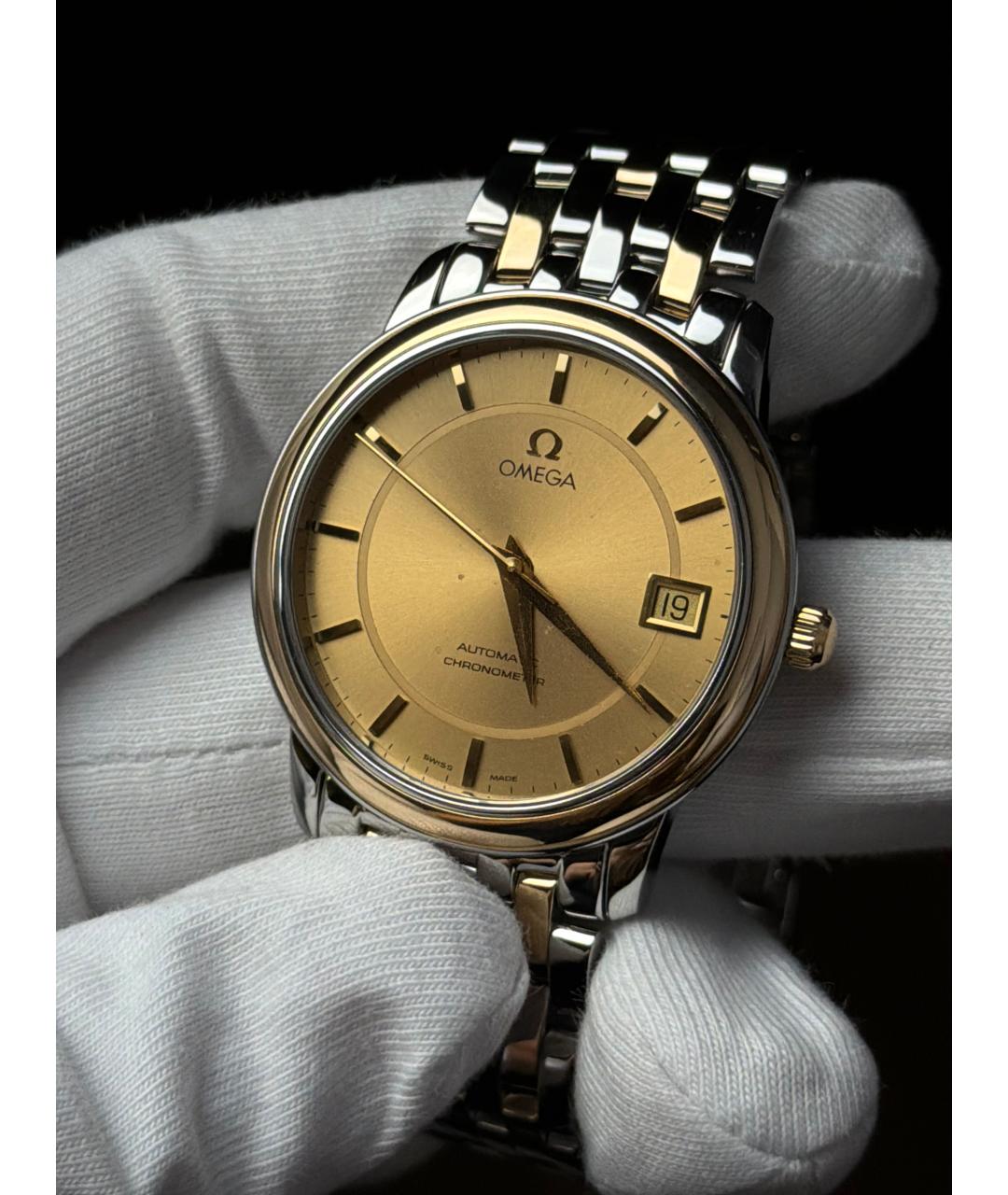 OMEGA Золотые часы из желтого золота, фото 3
