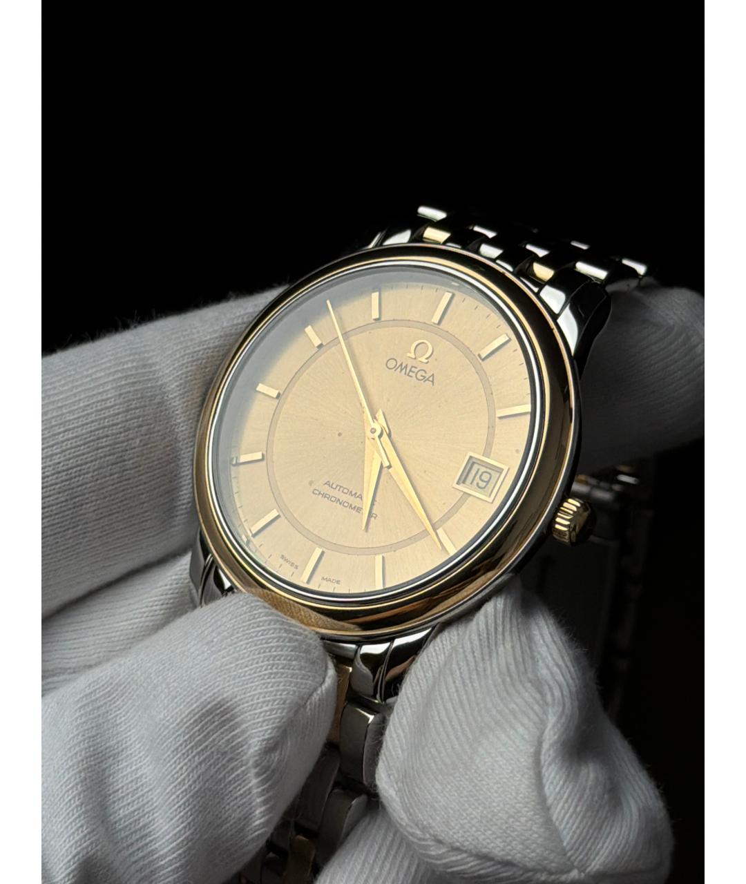 OMEGA Золотые часы из желтого золота, фото 4