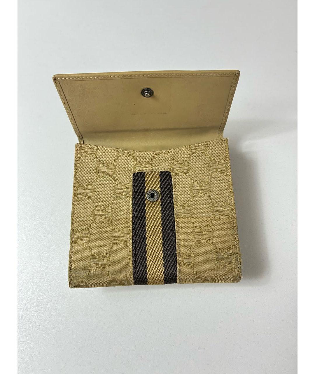 GUCCI Бежевый кошелек, фото 8
