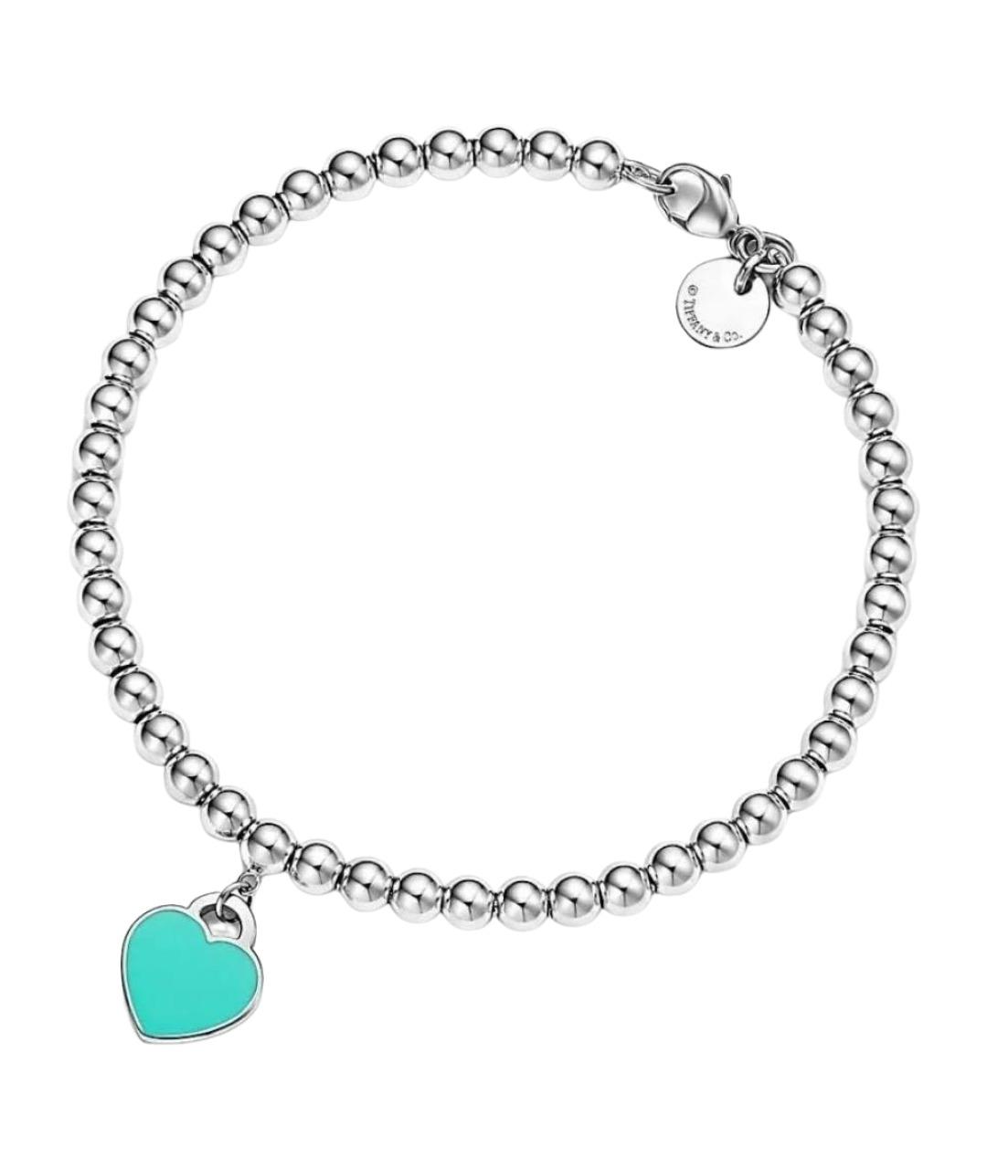 TIFFANY&CO Бирюзовый серебряный браслет, фото 1