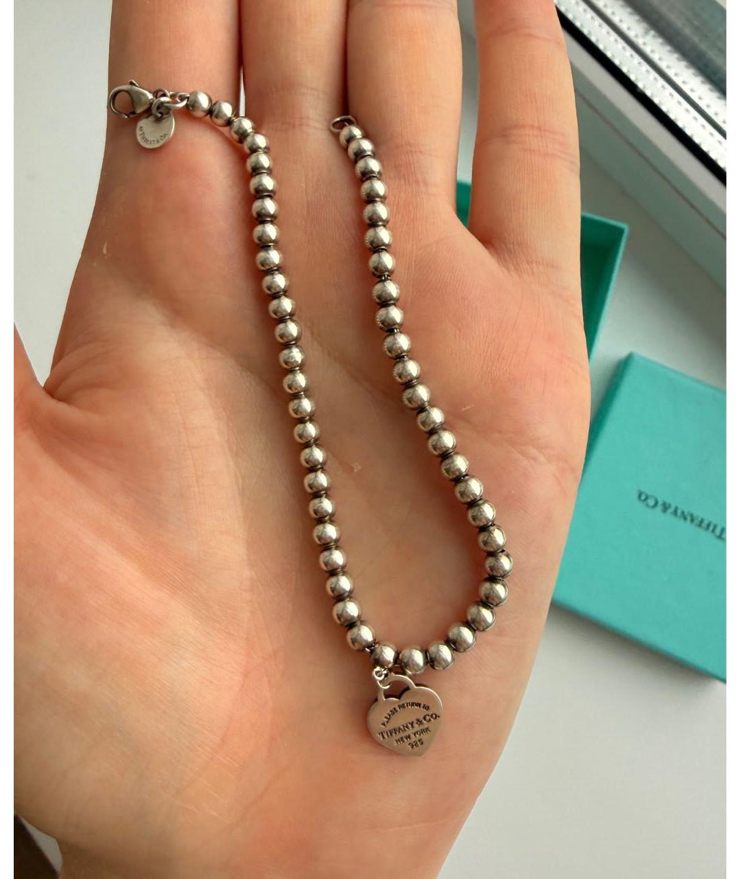 TIFFANY&CO Бирюзовый серебряный браслет, фото 4