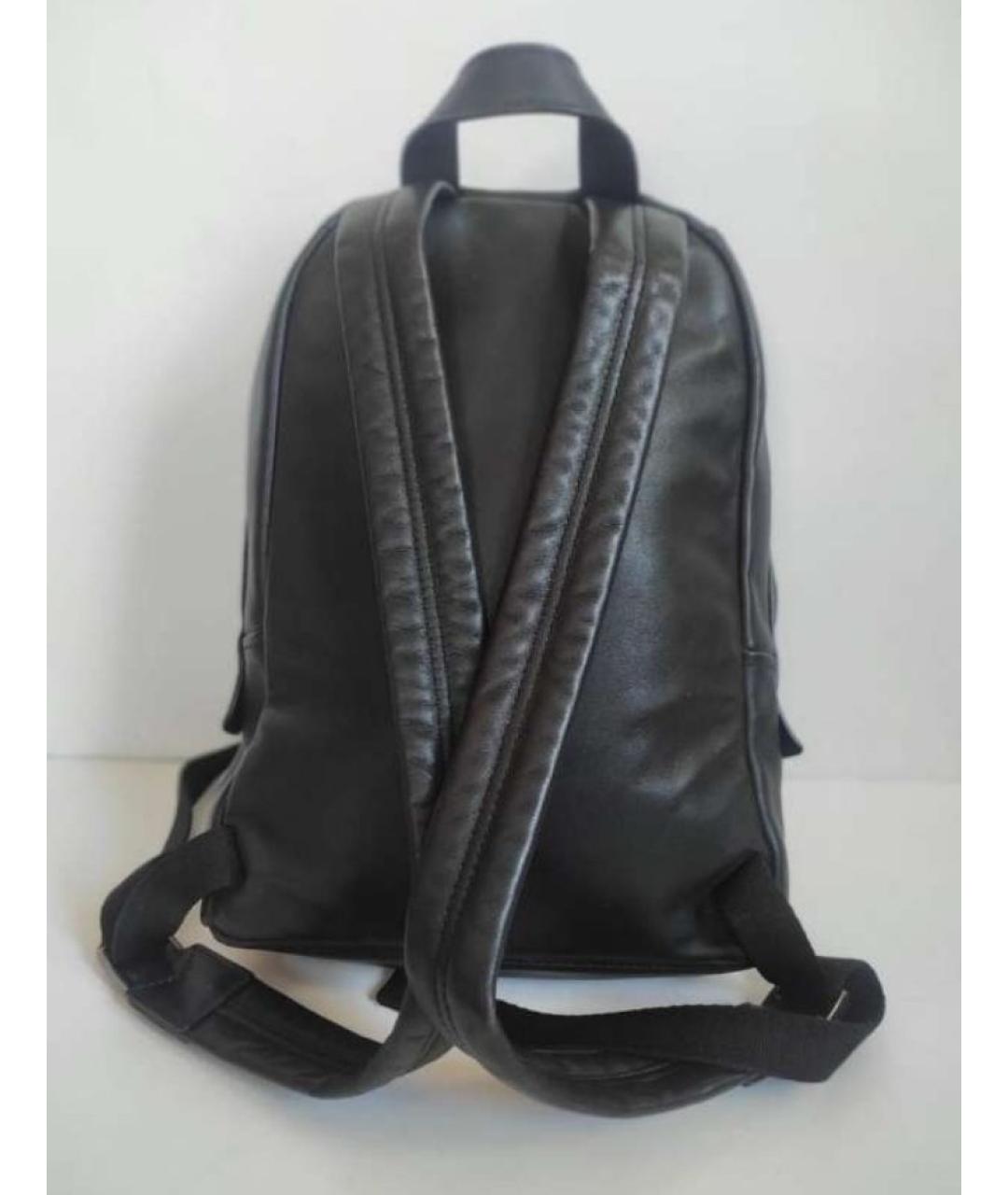 MARC JACOBS Черный кожаный рюкзак, фото 3
