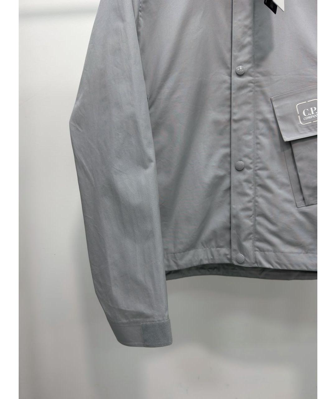 CP COMPANY Серая хлопковая куртка, фото 4