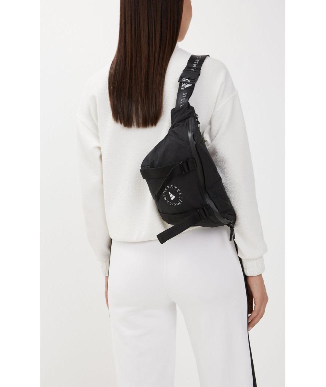 ADIDAS BY STELLA MCCARTNEY Черная поясная сумка, фото 6
