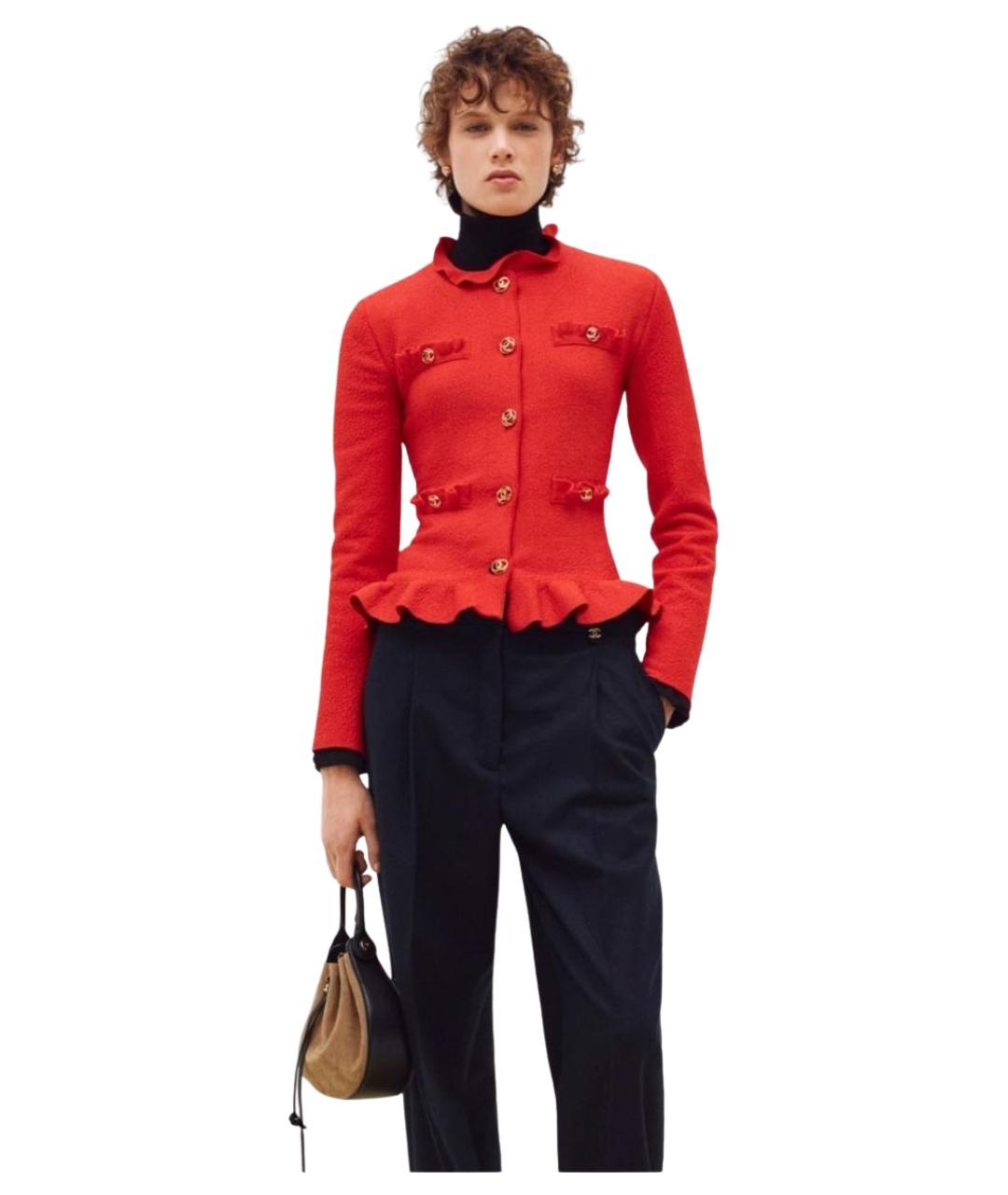 CHANEL Красный жакет/пиджак, фото 5