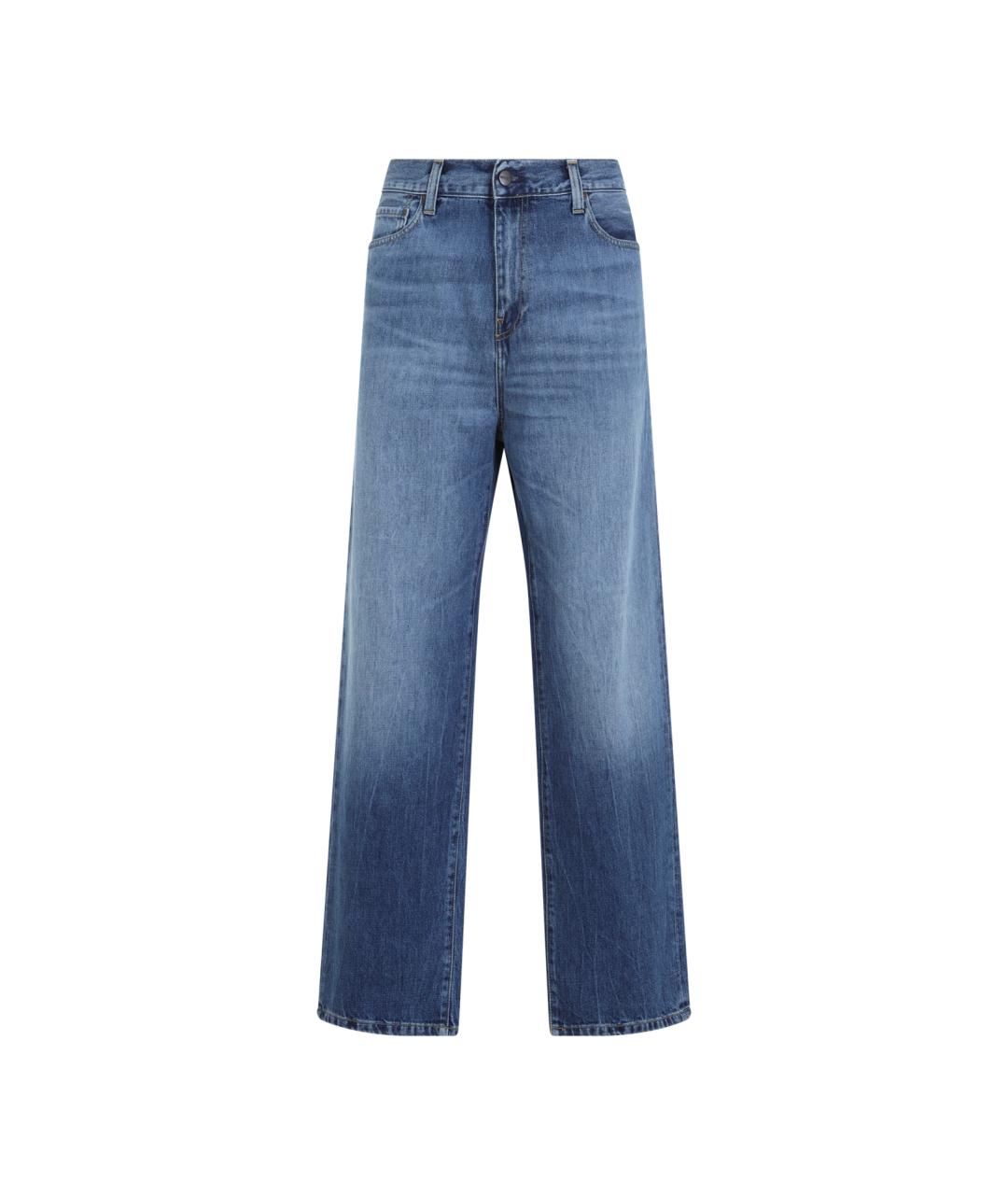 CARHARTT WIP Синие хлопковые повседневные брюки, фото 1