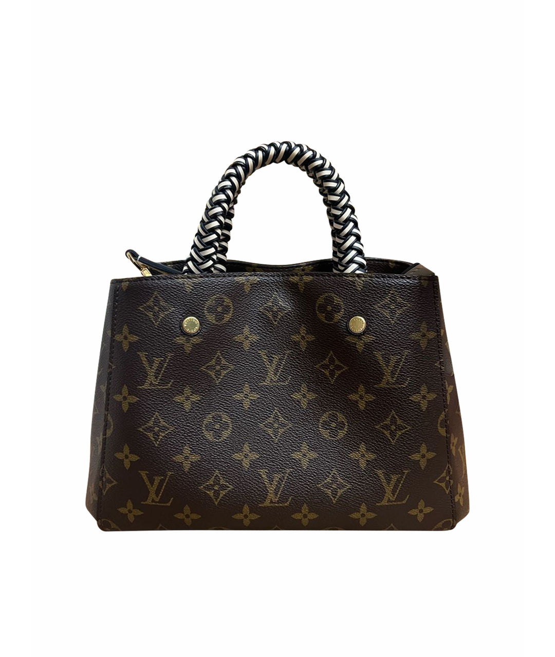 LOUIS VUITTON Коричневая сумка с короткими ручками, фото 1