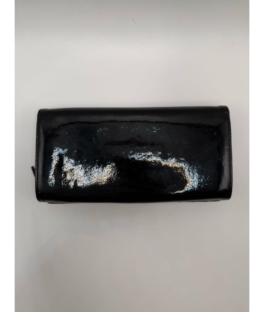 VIVIENNE WESTWOOD Черный кожаный кошелек, фото 5